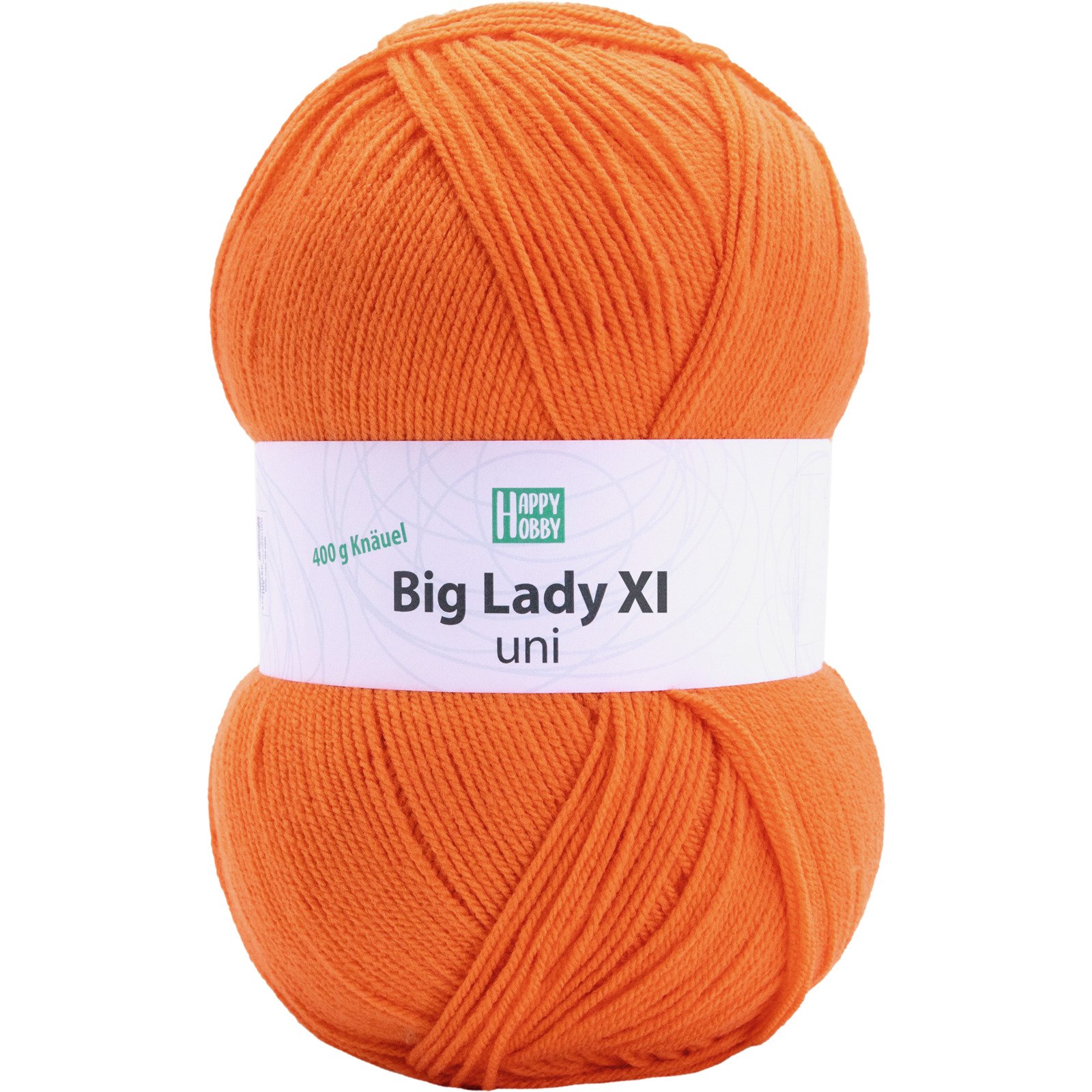 Acrylgarn Big Lady uni XL, 400 g orange