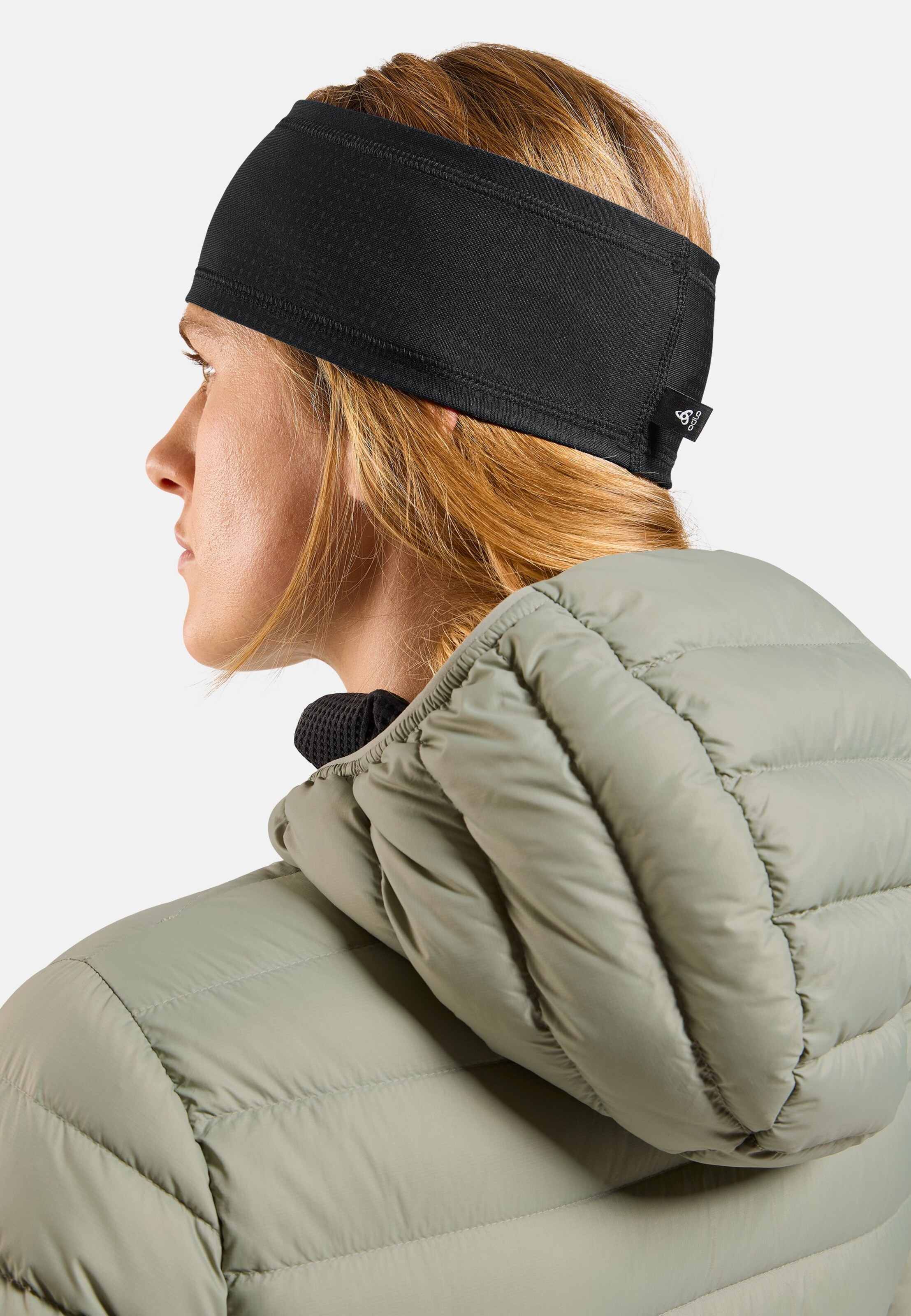 Polyknit Warm Stirnband mit reflektierenden Details in black