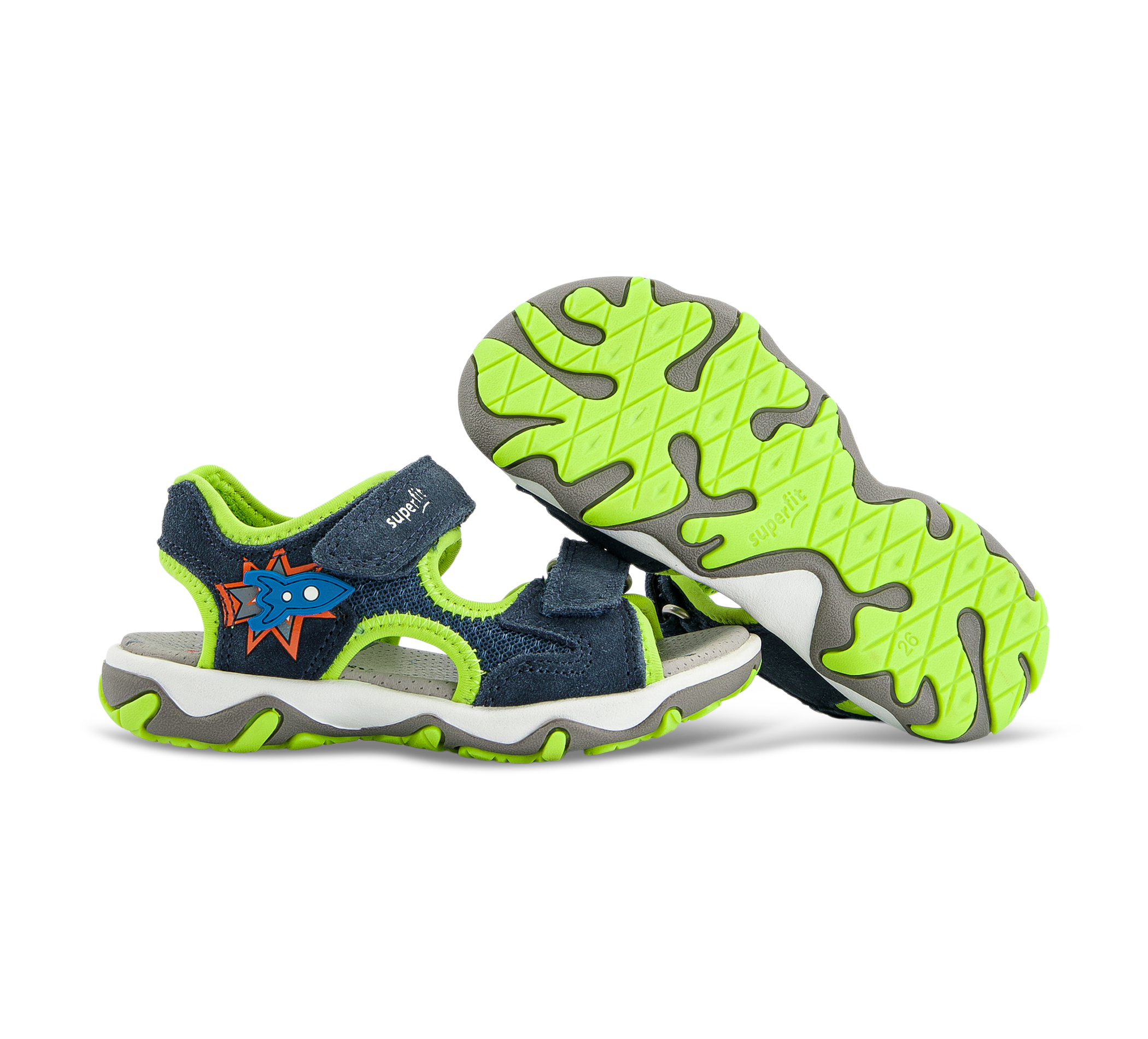 Superfit Mike 3.0 - Offene Sandalen blau