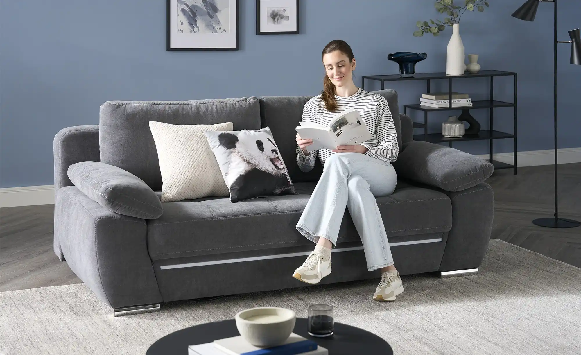 bobb Schlafsofa mit Beleuchtung Farella LED