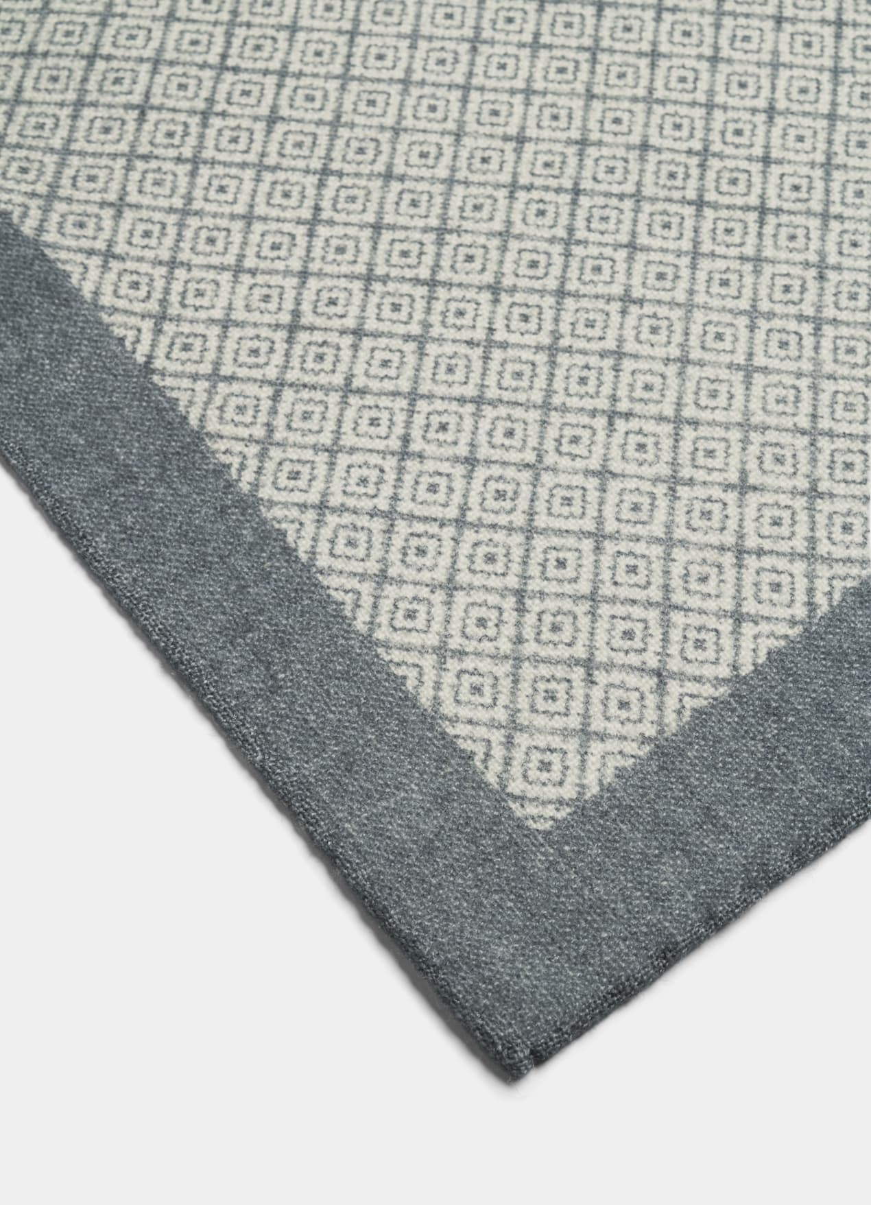 Pochette gris clair motif graphique
