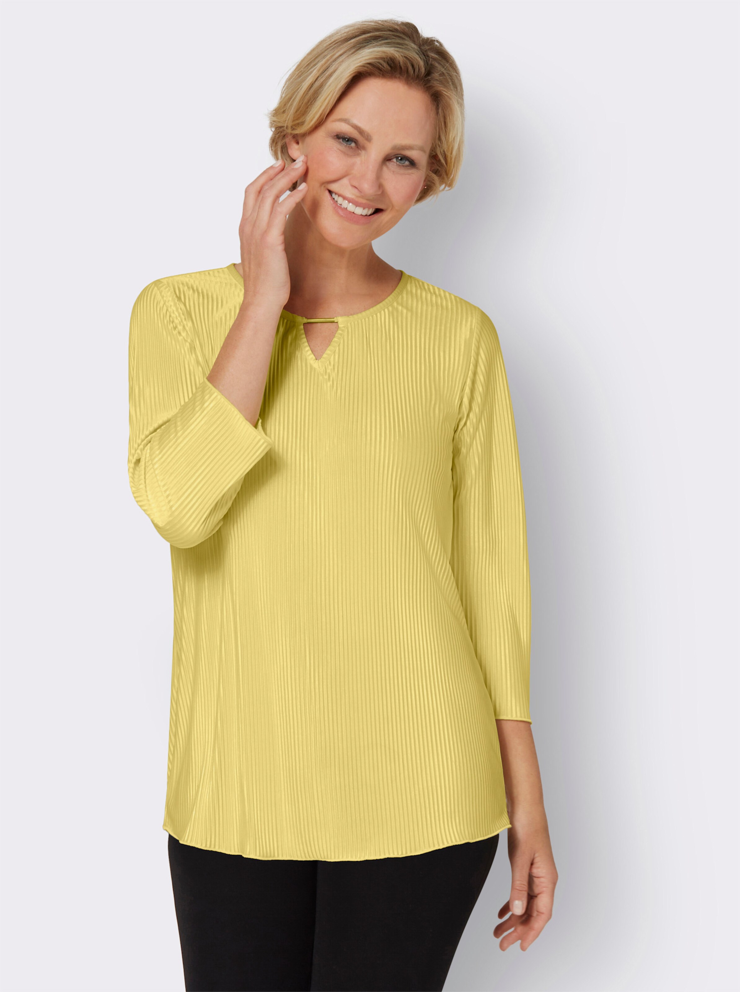 Plissee-Shirt