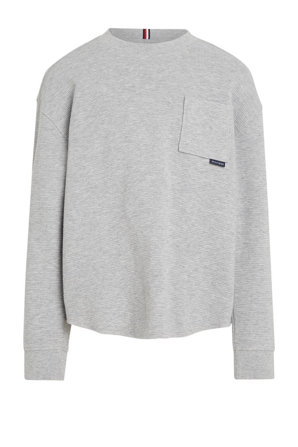 Tommy Hilfiger gemêleerde longsleeve grijs