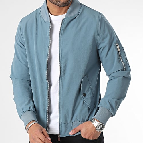 Veste Bomber Bleu Clair