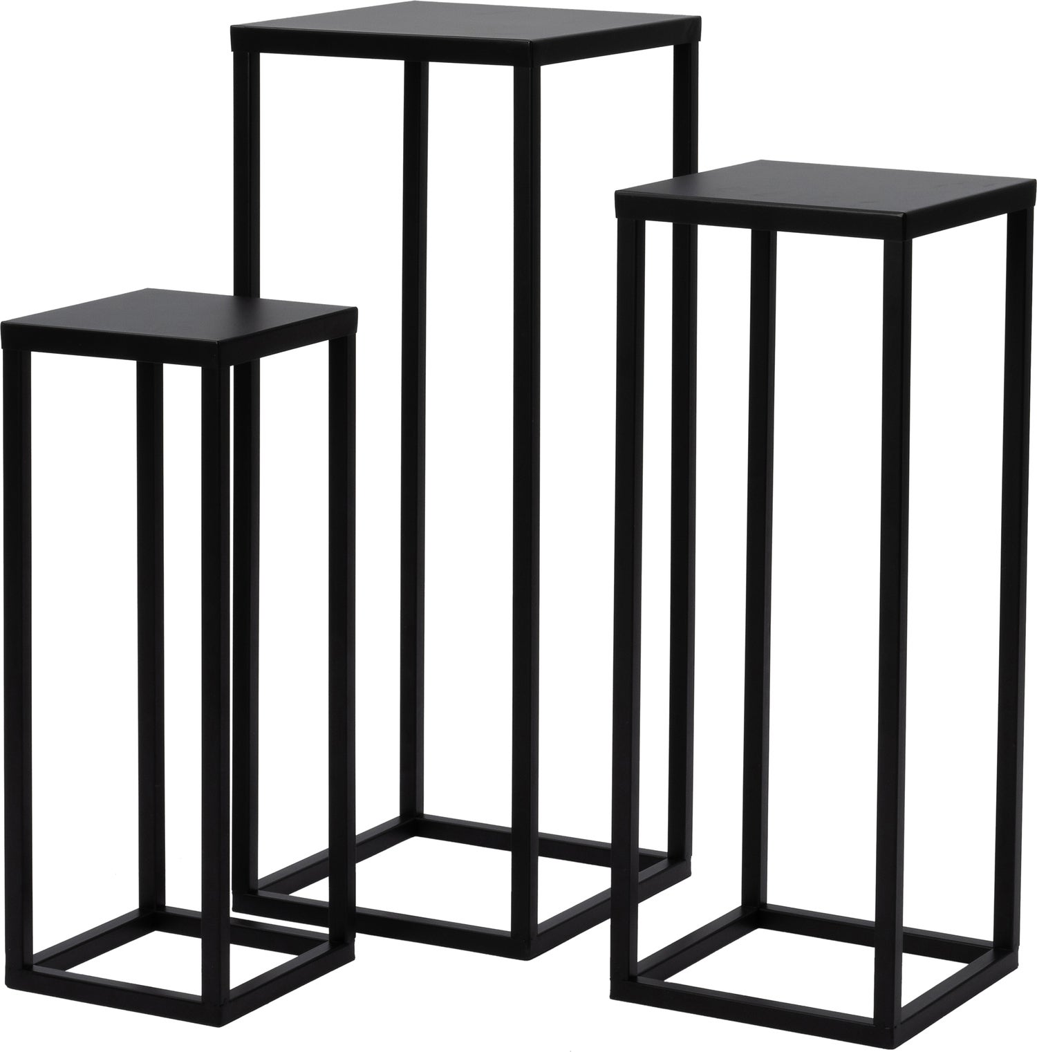 Intratuin bijzettafel Ova zwart