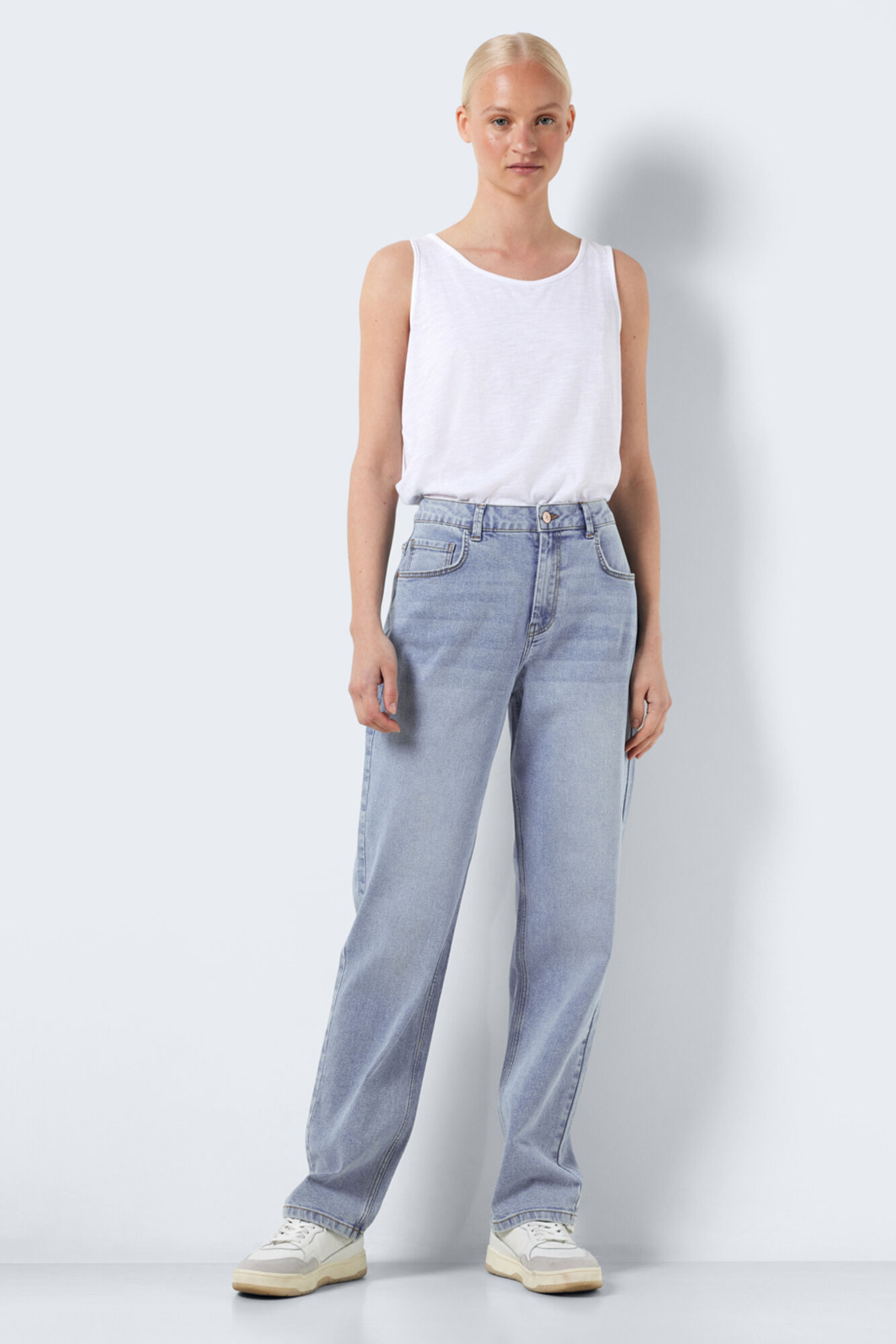 Calça jeans reta