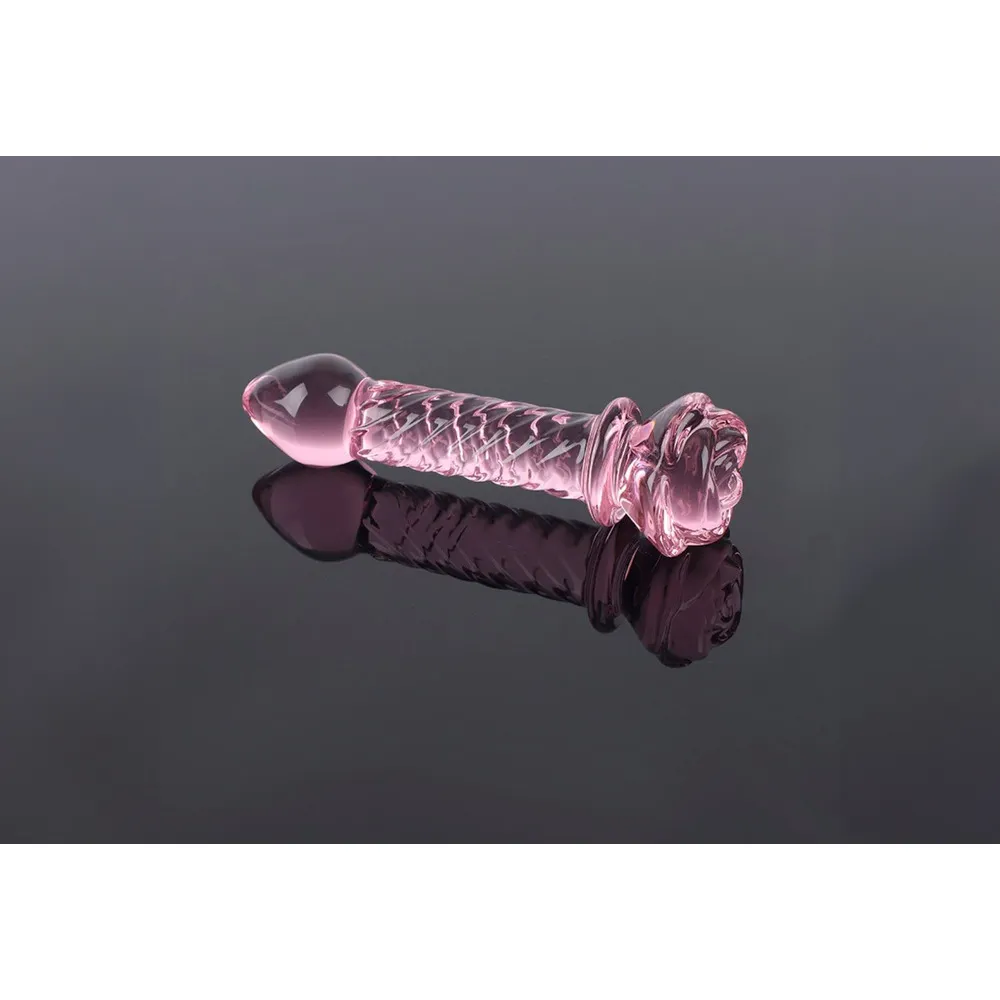 Intimia Crystal Rose Glass Wand - 1 stk.