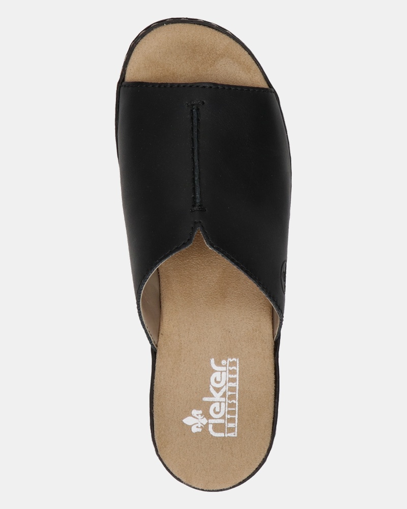 Rieker Antistress Slippers  - zwart