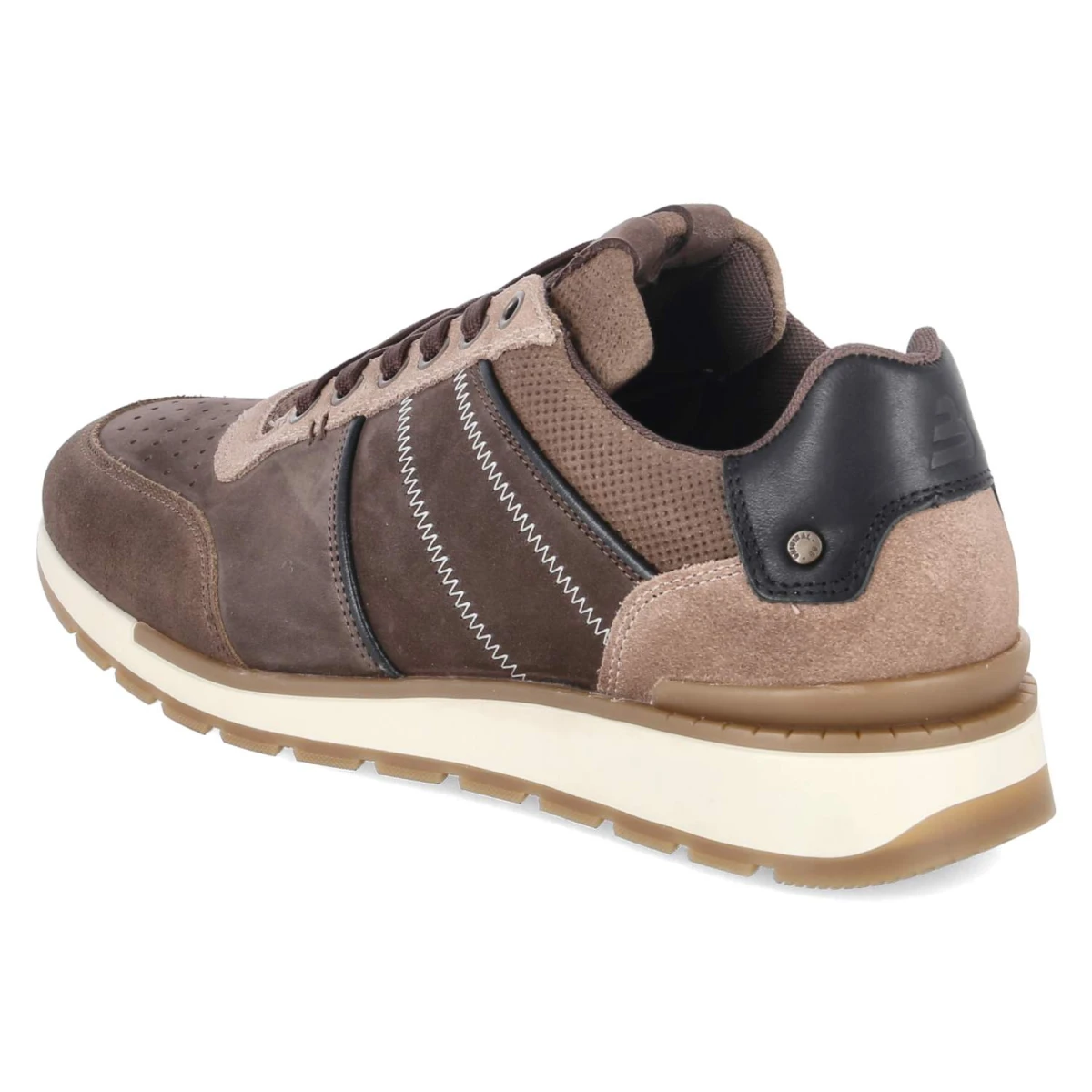 BullboxerLow Sneaker - Dark Brown - Taupe