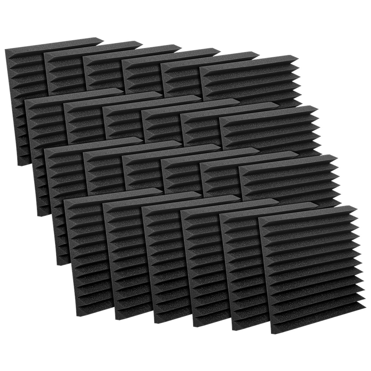 Auralex Studiofoam Wedgies Charcoal 30x30x5cm absorber grijs (24-delig)