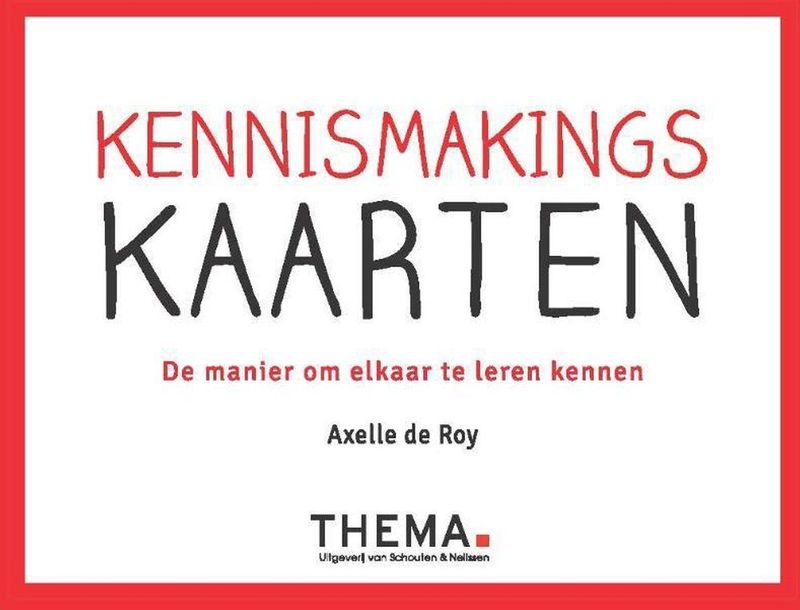Tools voor trainers - Kennismakingskaarten