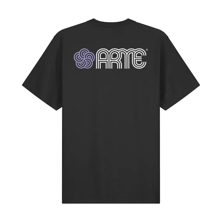Arte Antwerp T-shirt Circle Flower | Noir