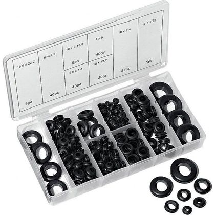 Coffret HI-Q TOOLS assortiment de joint en caoutchouc (160 pièces) Universel