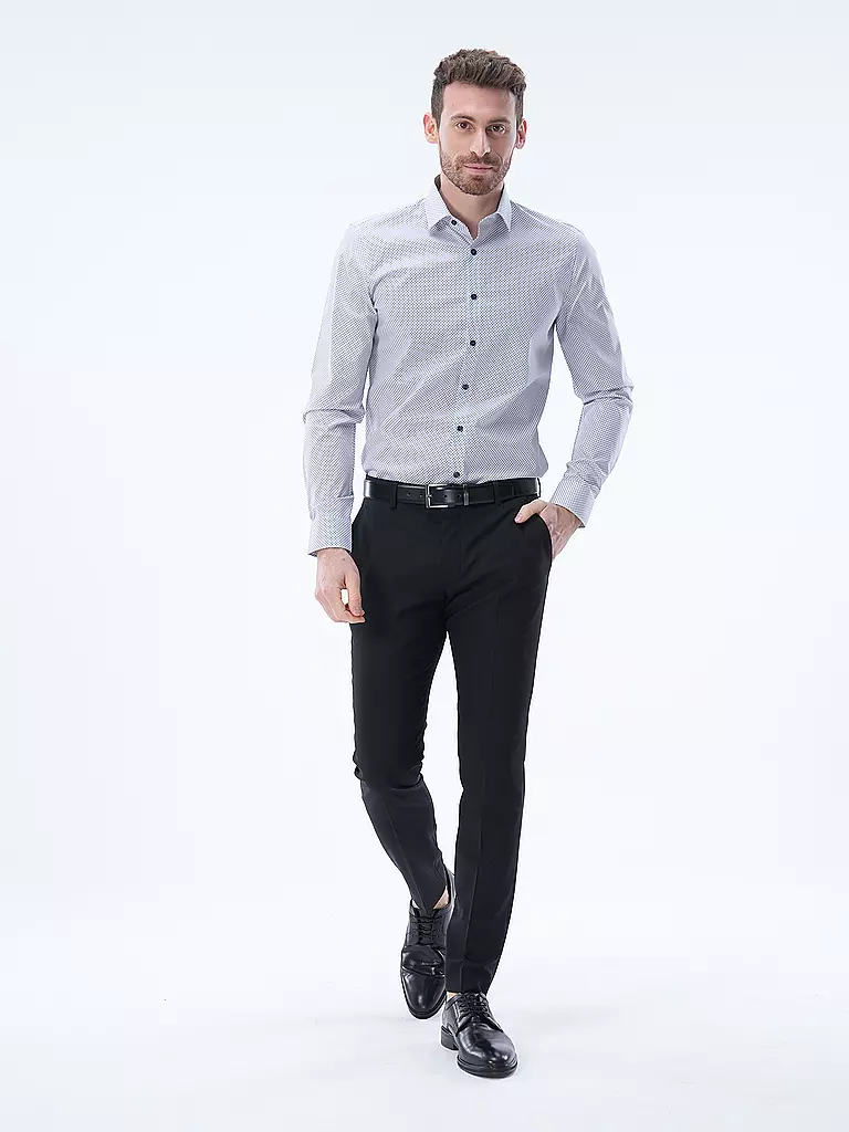 OLYMP NO.6 Hemd Super Slim Fit  weiss