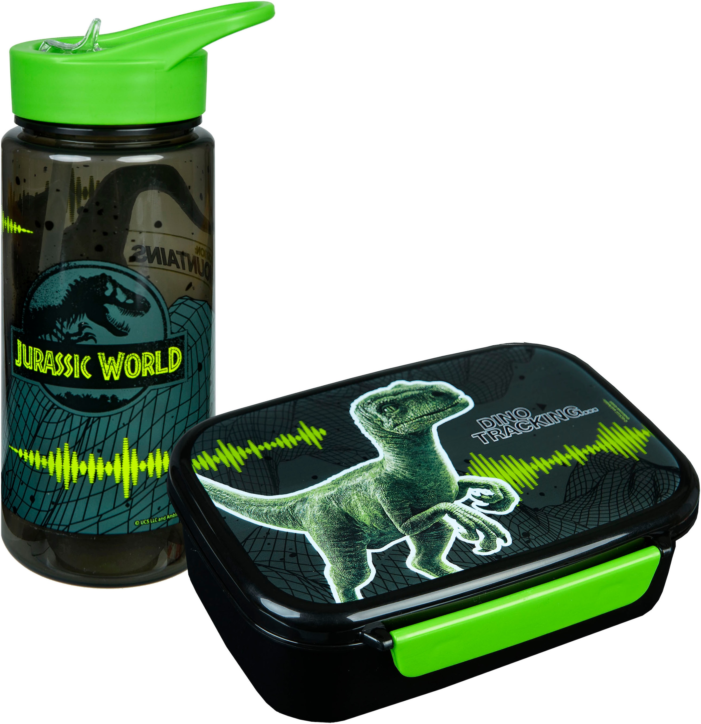 Scooli Lunchbox »Jurassic World« Set, 2 tlg. mit Trinkflasche