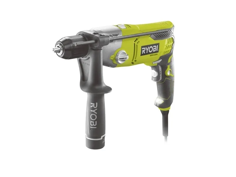 Ryobi Slagboremaskine 1200W, global   kuffert RPD1200-K
