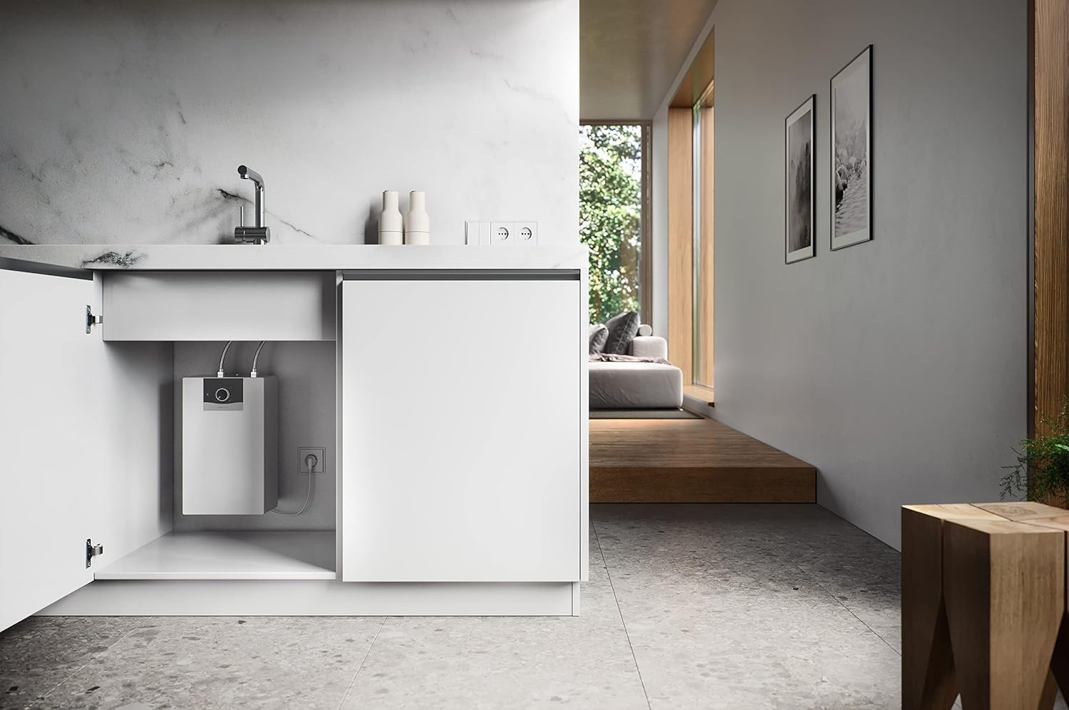 Vaillant Warmwasserspeicher, Untertischgerät eloSTOR VEN 10/7-5 U plus, 230 V, Kapazität: 10 Liter, Niederdruckspeicher, Elektro-Kleinspeicher, 0010021144
