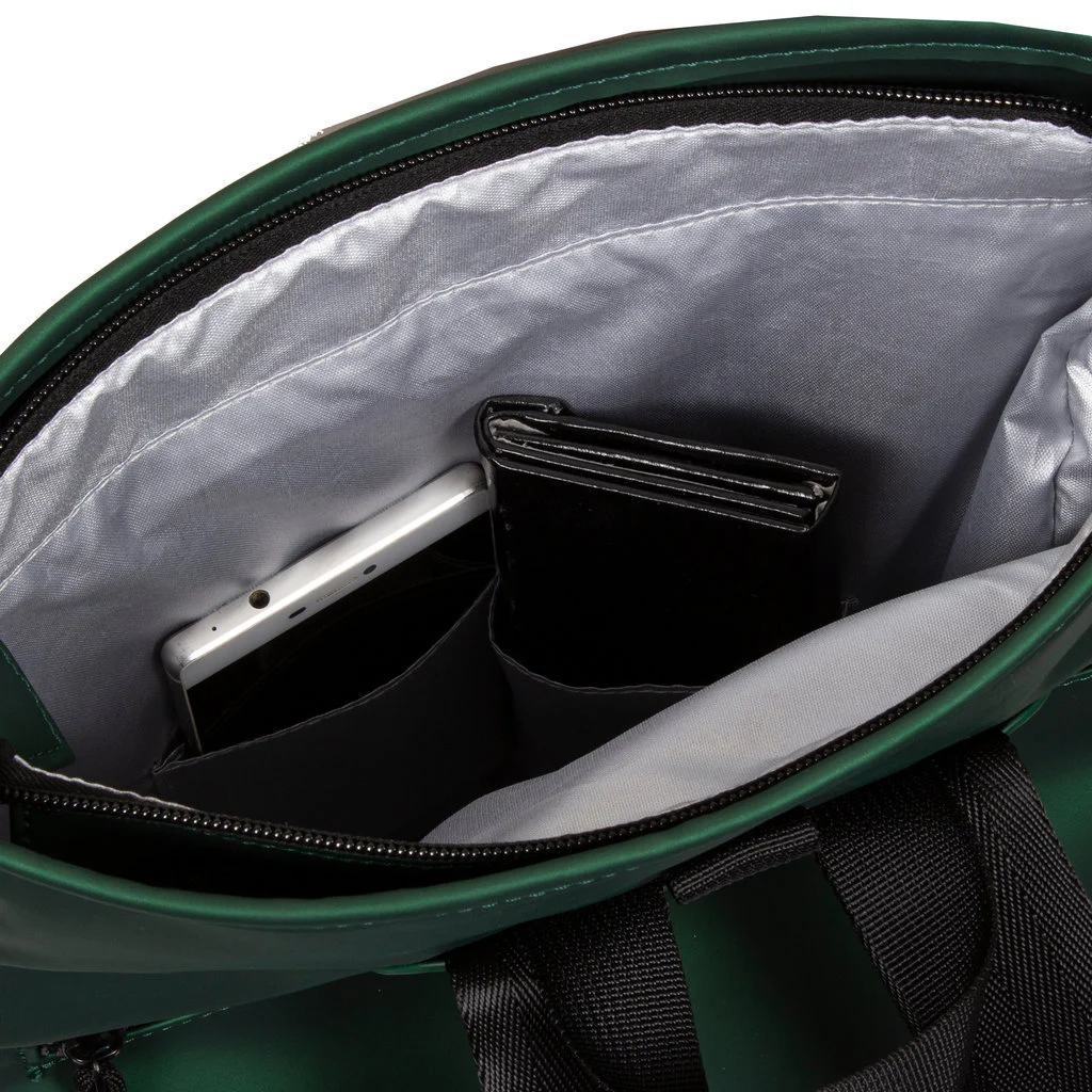 New Rebels Mart Los Angeles Rolltop Backpack Mini Metallic Green