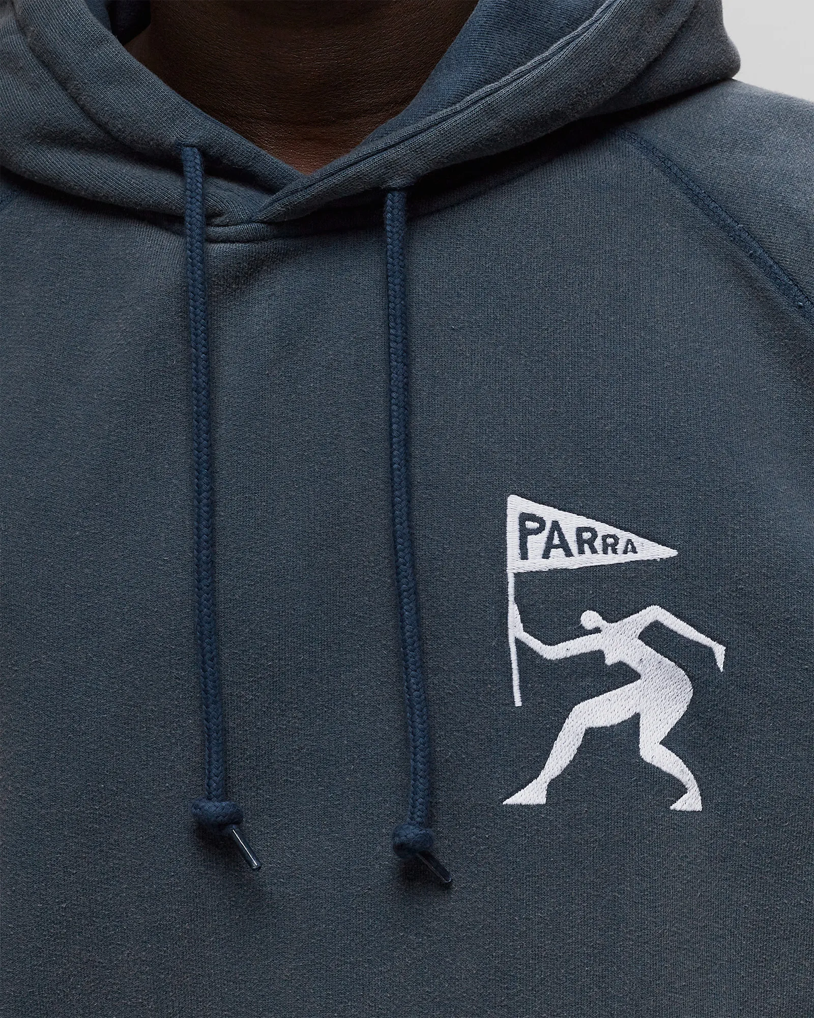 By Parra neurotic mini flag hooded sweatshirt
