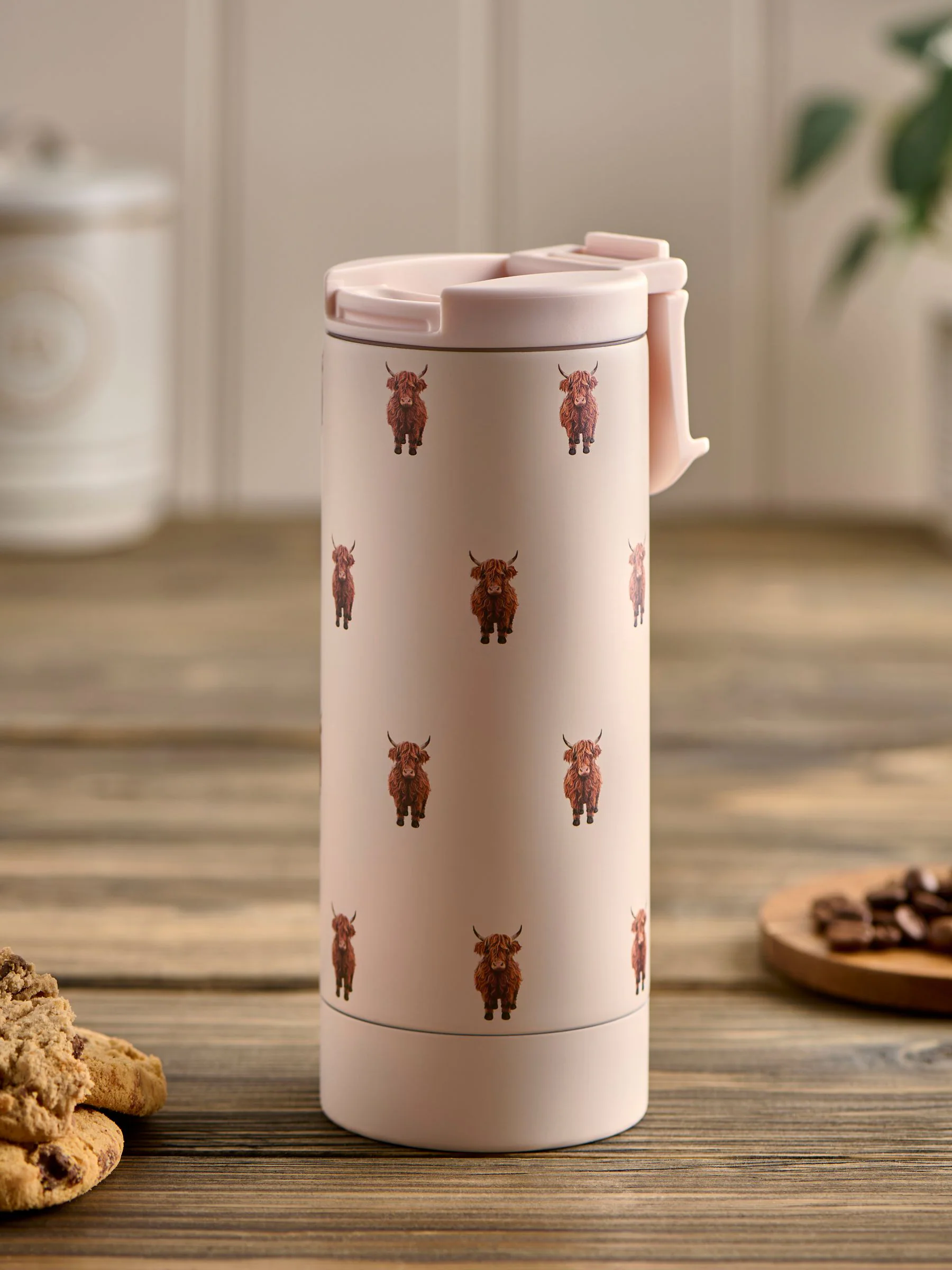 350ml Stainless Steel Hamish the Highland Cow Travel Mug