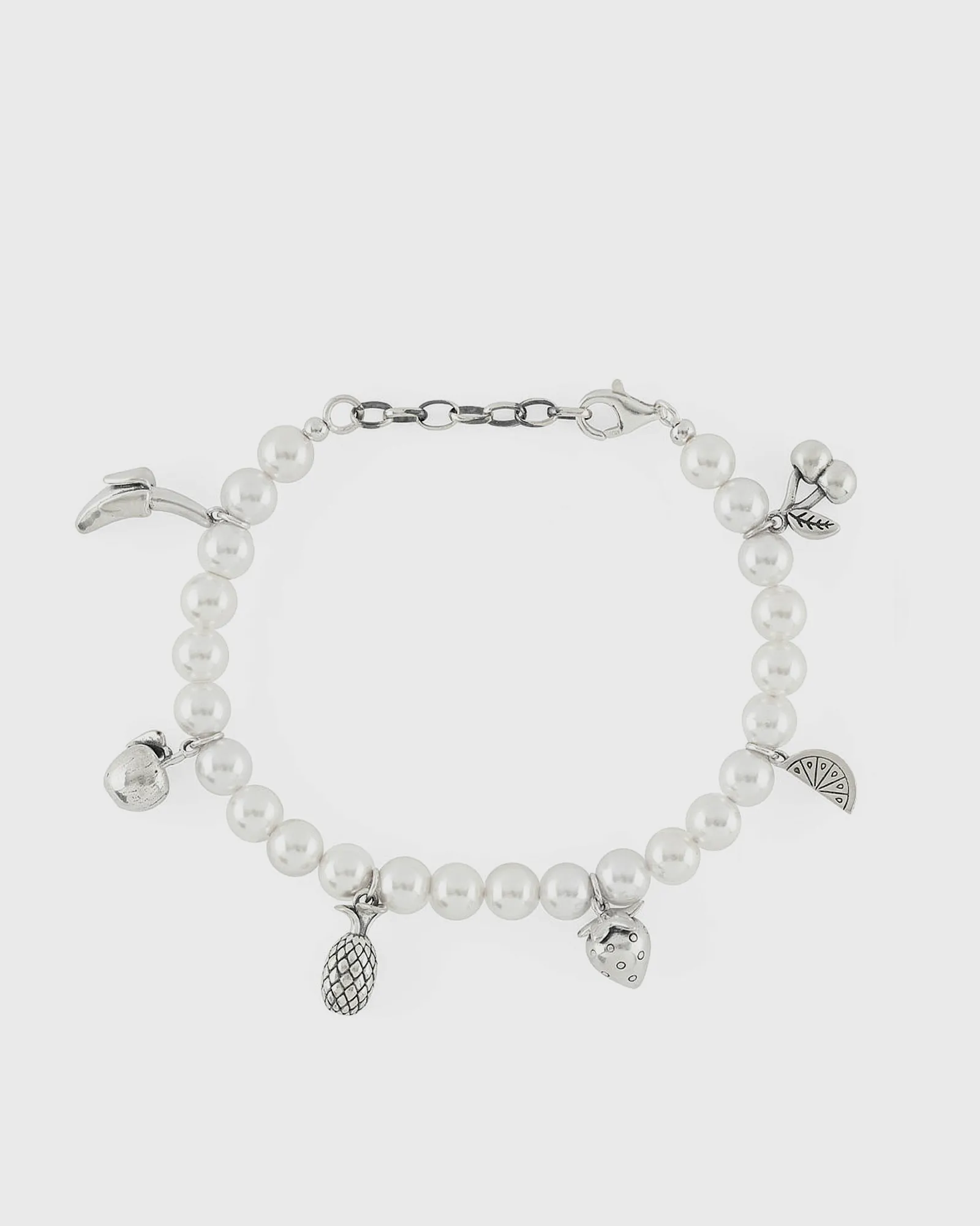 Serge DeNimes Pearl Charm Bracelet