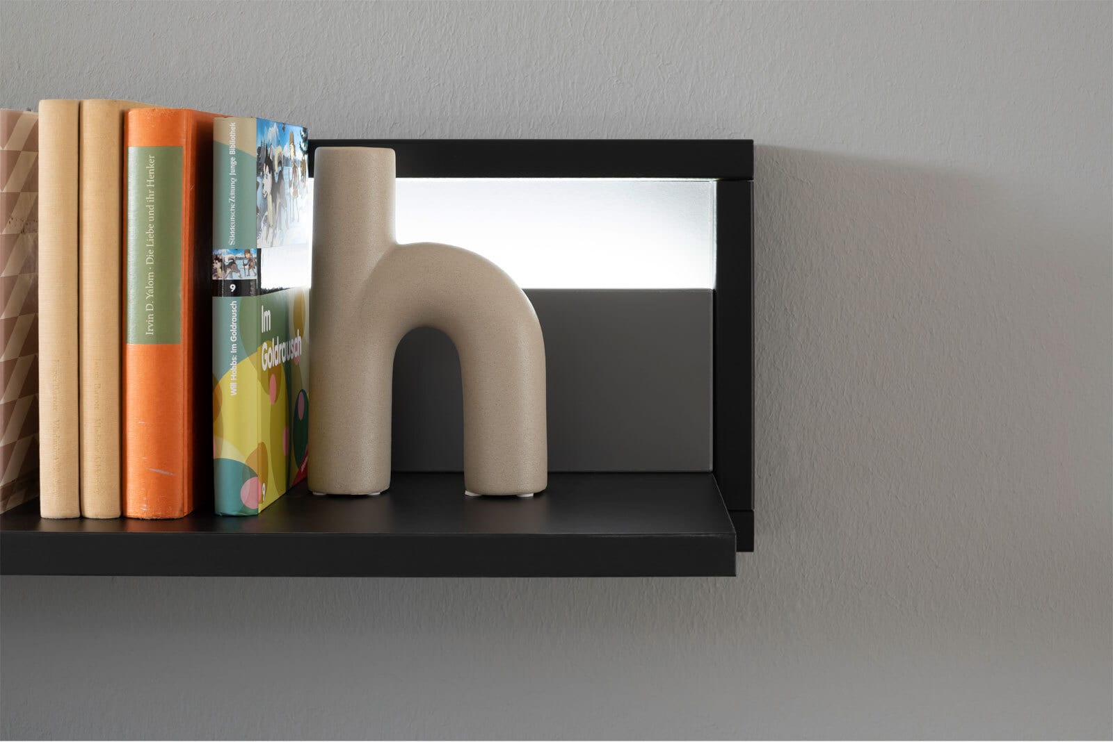Wandboard LUXOR 156 x 25 cm Royal grau/ anthrazit