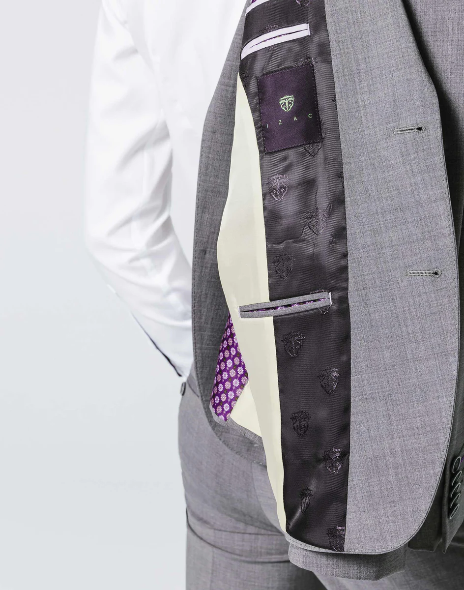 Costume Gris Uni