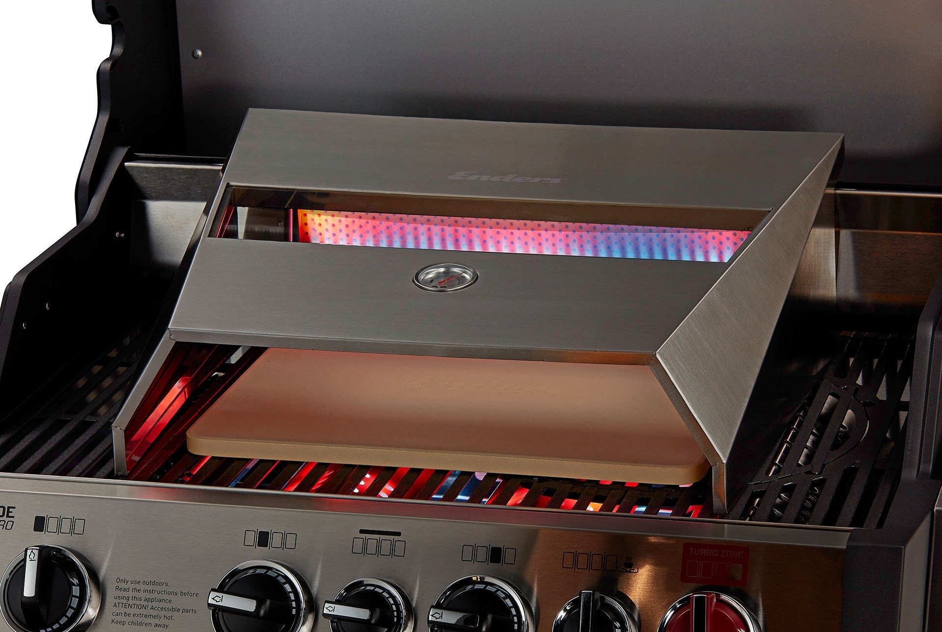 Enders Pizzacover Turbo für 3-/4-Brenner Monroe Pro und Colorado mit Backburner