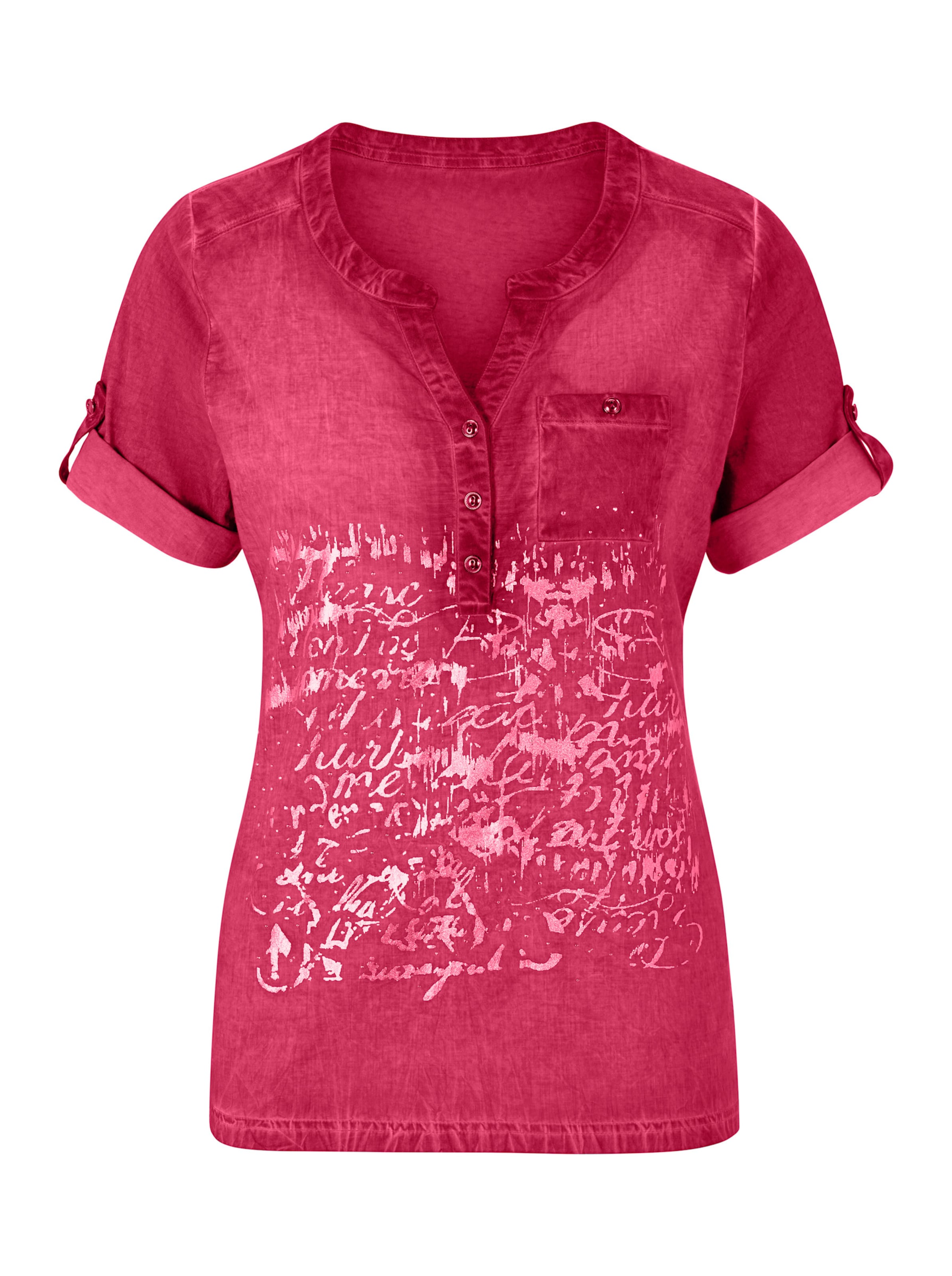 Blusenshirt in rot