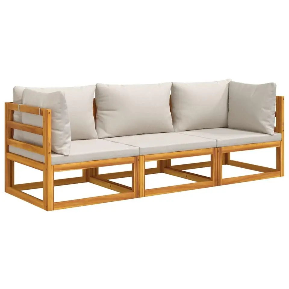 vidaXL - Loungeset - Bruin - Acaciahout