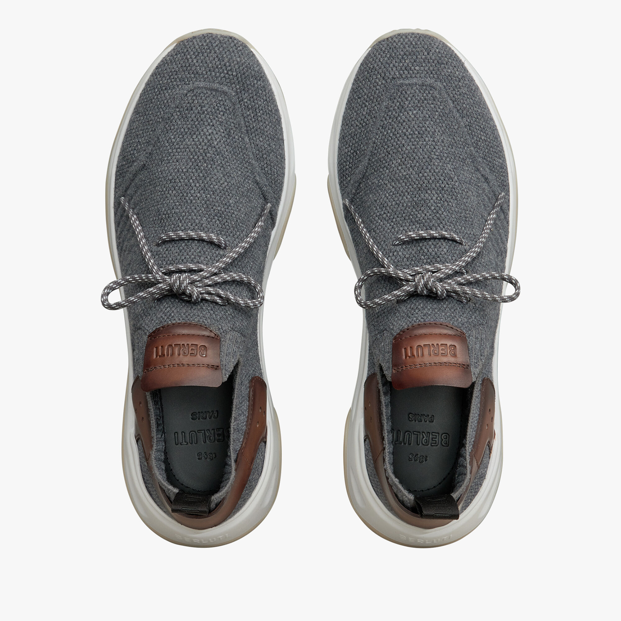 Sneaker Shadow En Cachemire Et Cuir