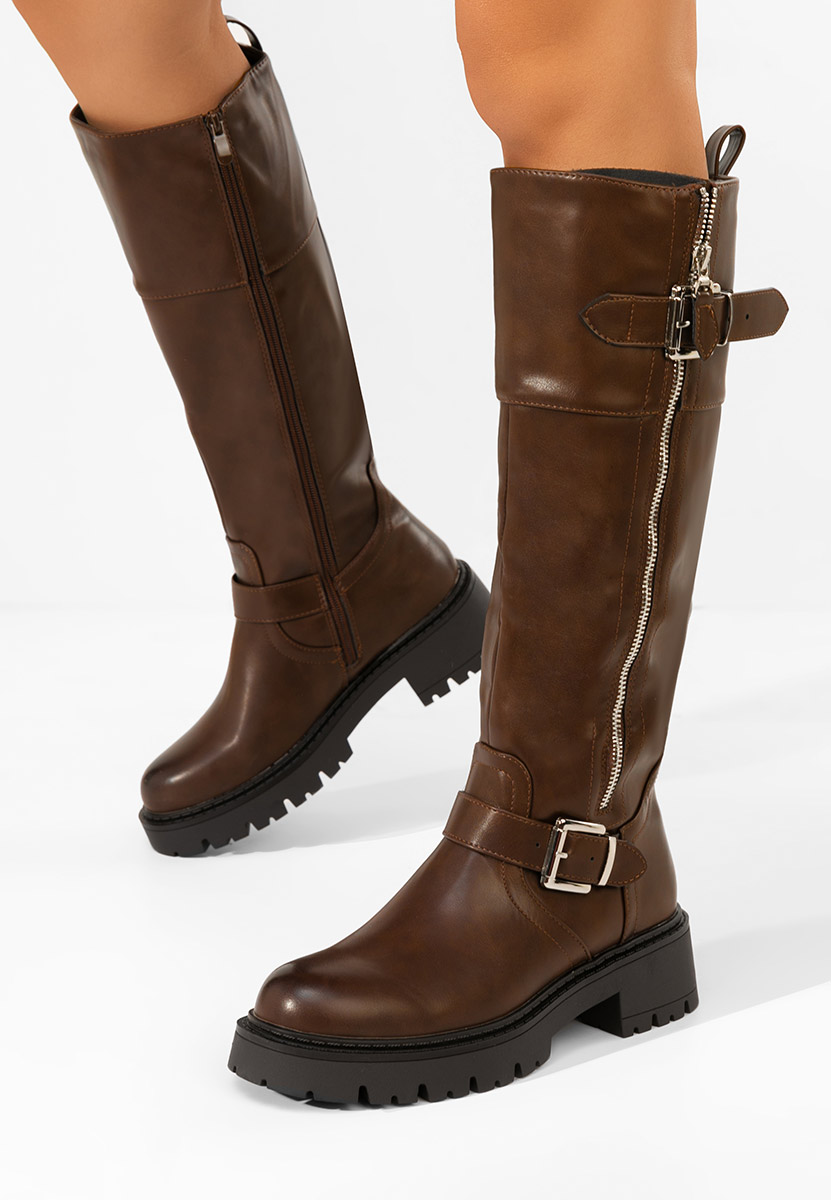 Bottes femme brunes Pavora