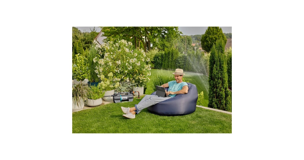 GARDENABesproeiingspomp 5600 Silent+  (Zwart/zilver)