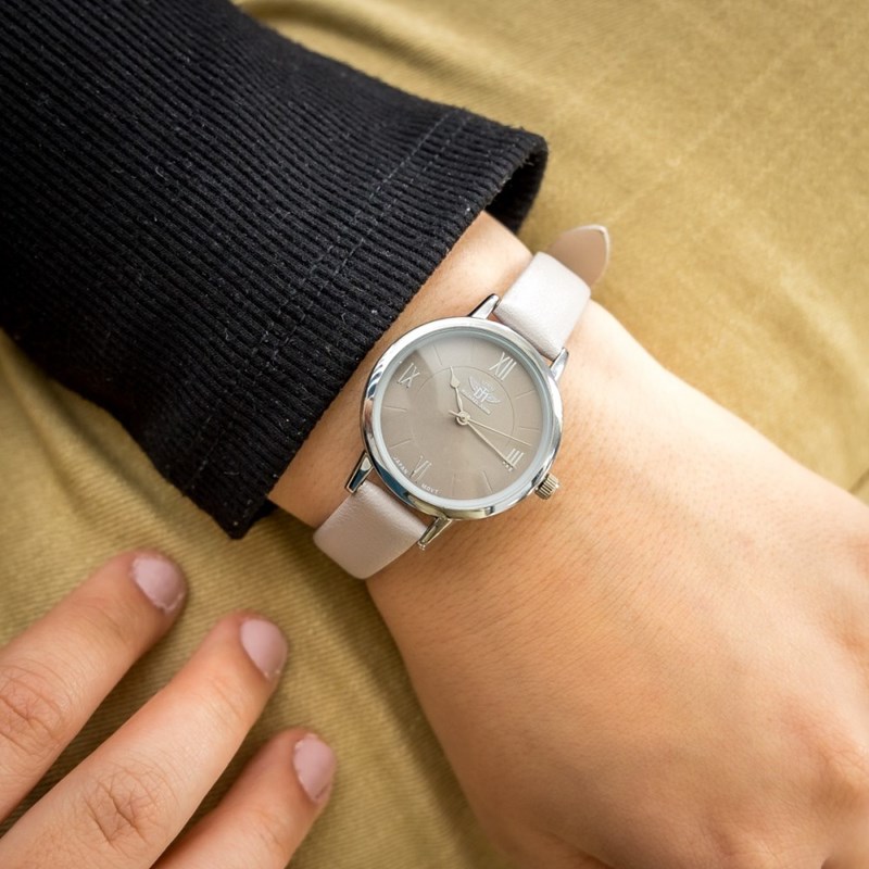 Montre Femme M. JOHN bracelet Cuir Gris