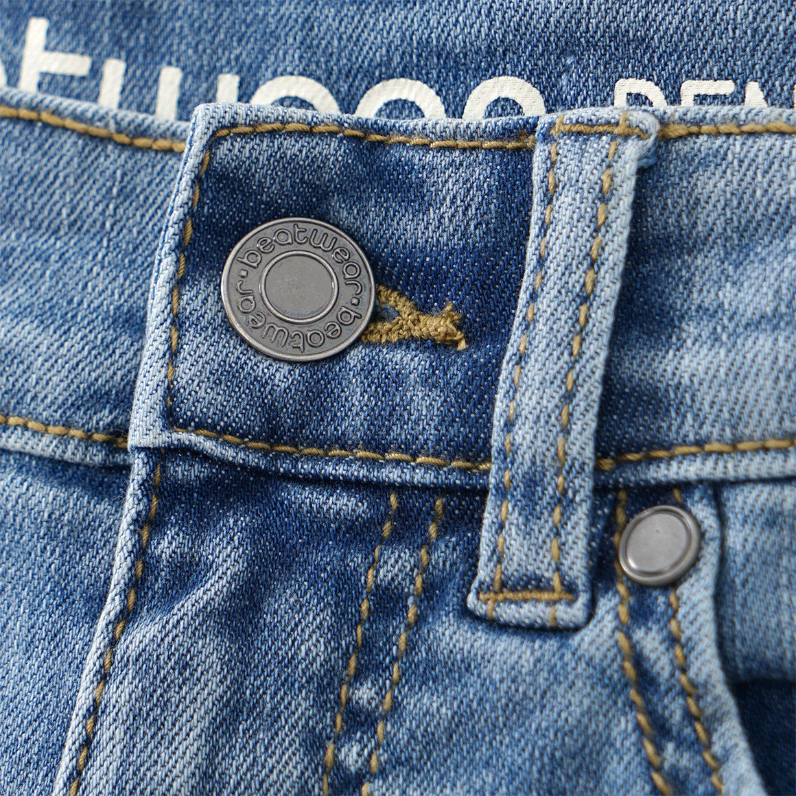 Beatwear Jungen Jeansshorts im Cargo-Style hellblau