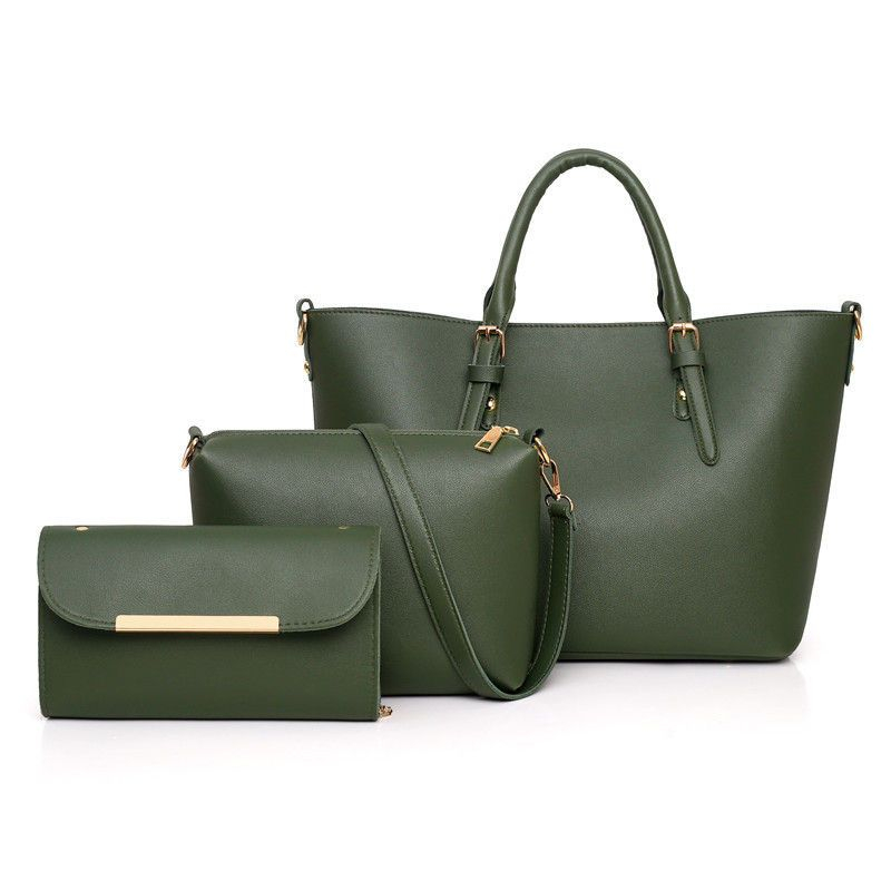 NewTown - Set van 3: Kunstleren Tote Bag + Crossbody Bag + Pouch