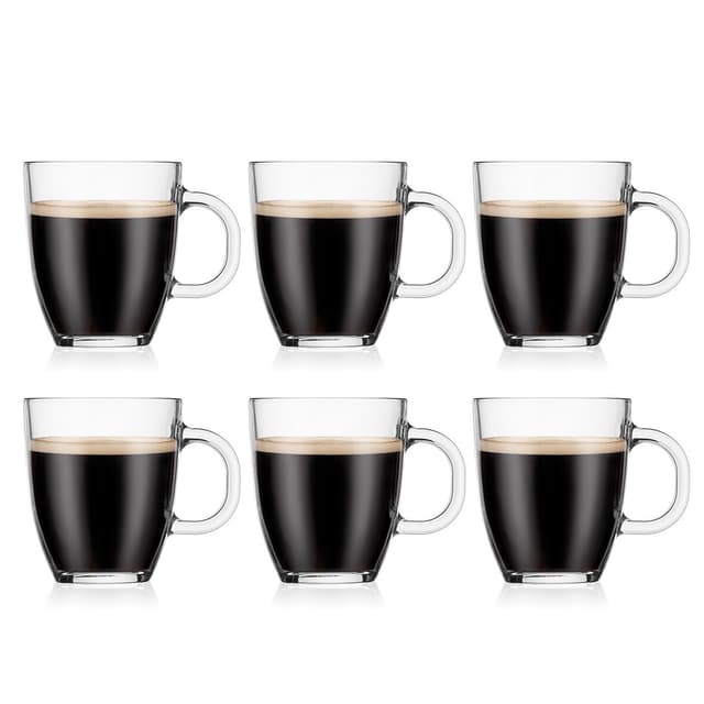 Bodum 6 stk. krus i glas BISTRO 0.3 L