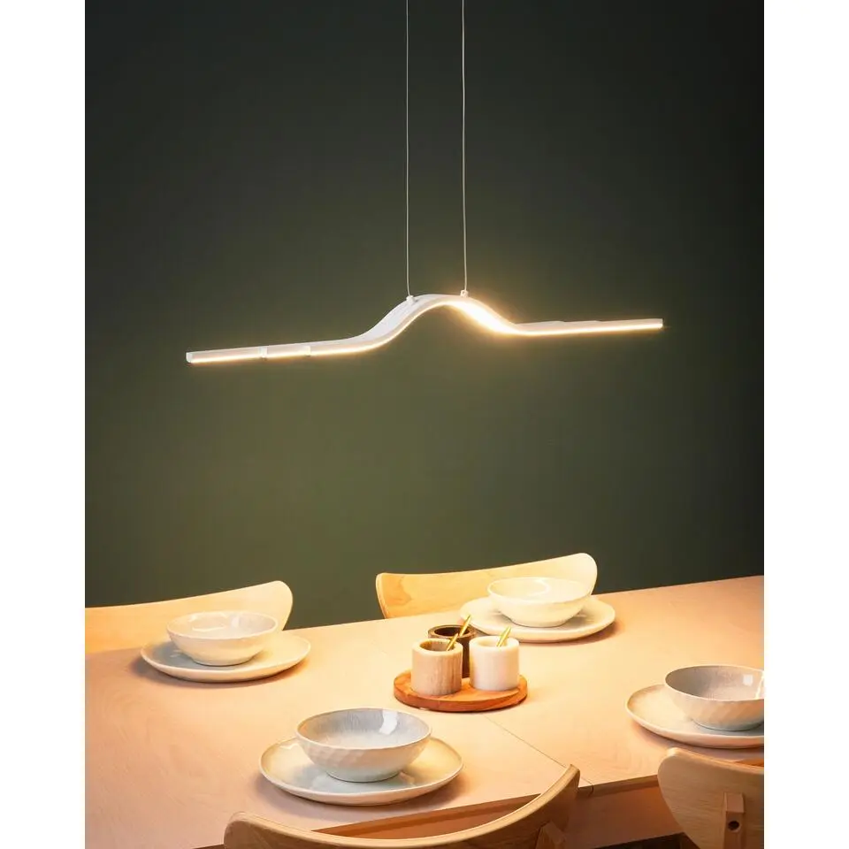 HONGU - Hanglamp LED - Wit - Metaal