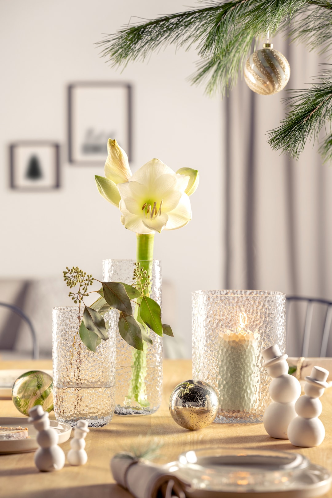 LEONARDO Vase MARTELLO 19 cm transparent