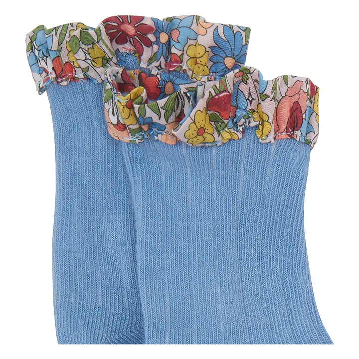 Bonton Lot 2 Paires de Chaussettes Fleurs | Rose