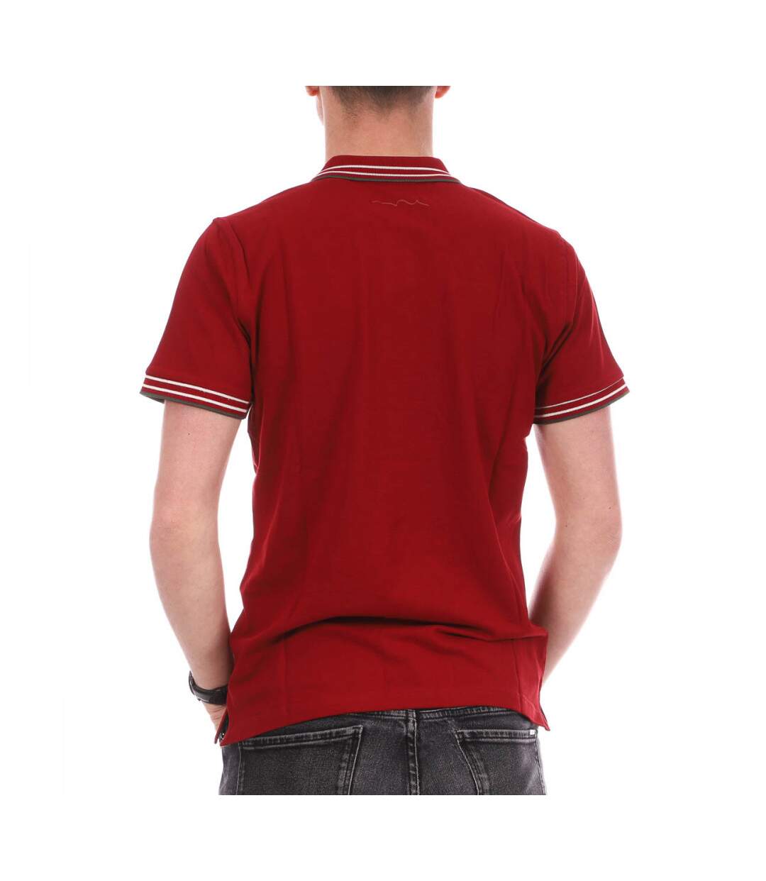 Polo Rouge Carmin Homme Teddy Smith Pasian