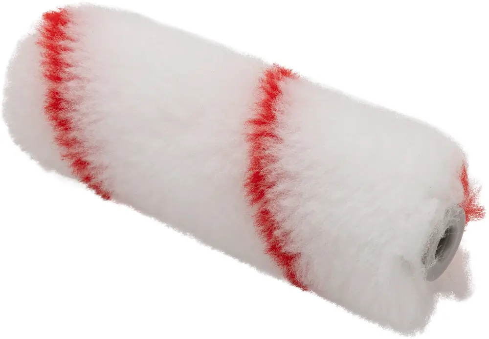 Valse perlon hvid/rød 10 cm