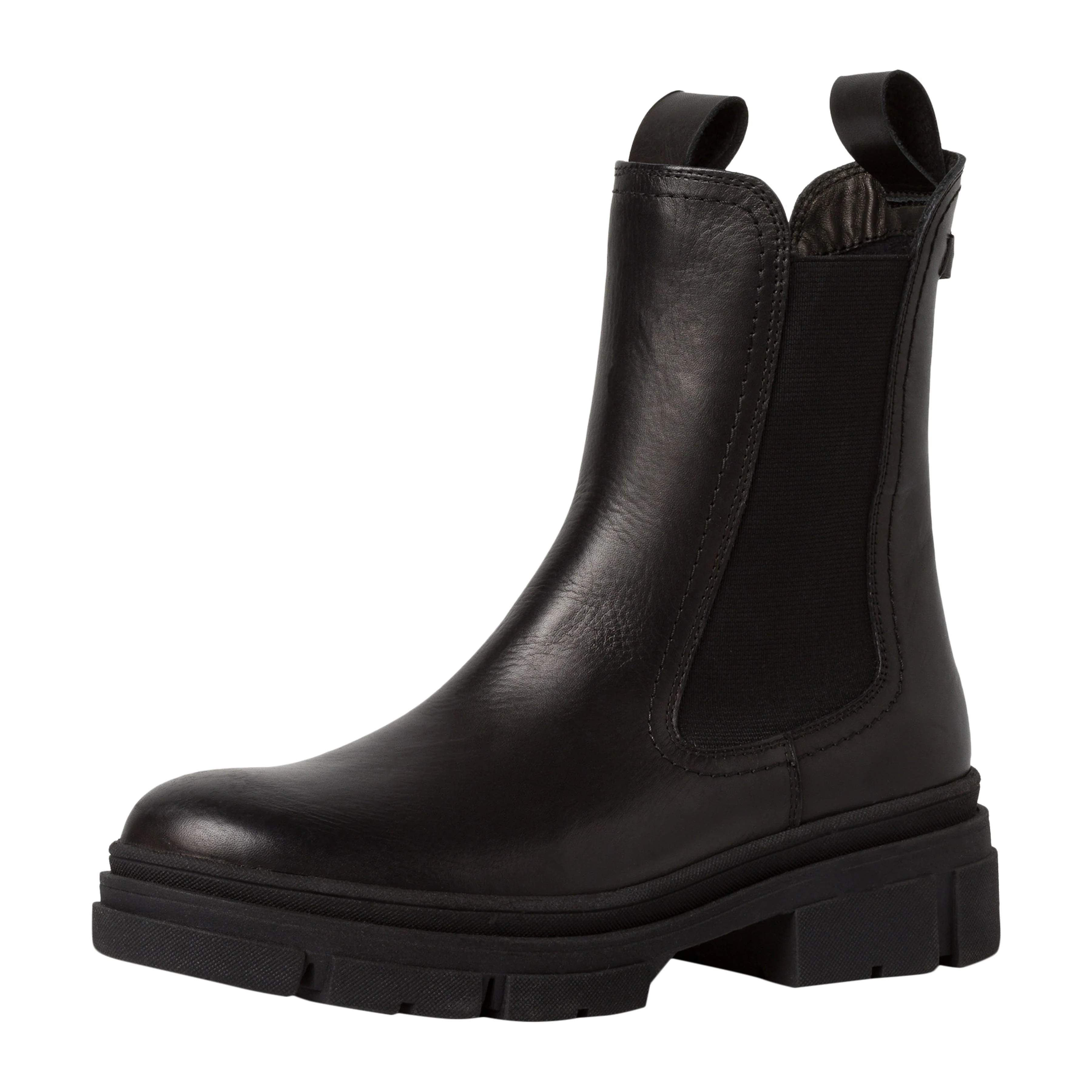 Bottes chelsea cuir | Noir