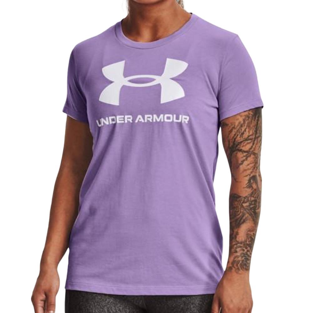 Under Armour T-shirt Violet Femme Under Armour Live Sportstyle Graphic