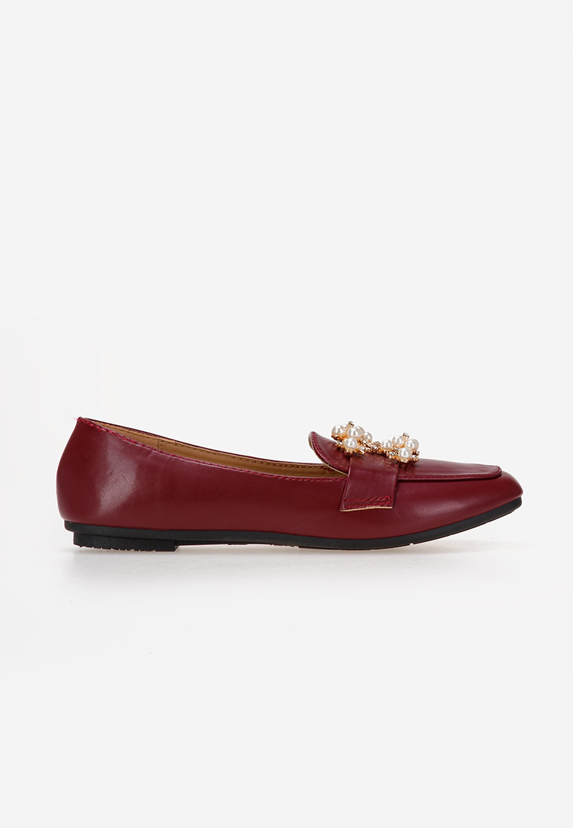 Mocassins élégants femme rouges Giulinello