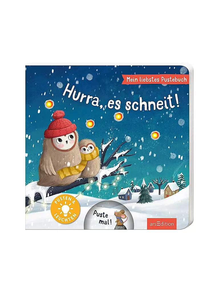 ARS EDITION VERLAG Mein liebstes Pustebuch - Hurra, es schneit! keine Farbe