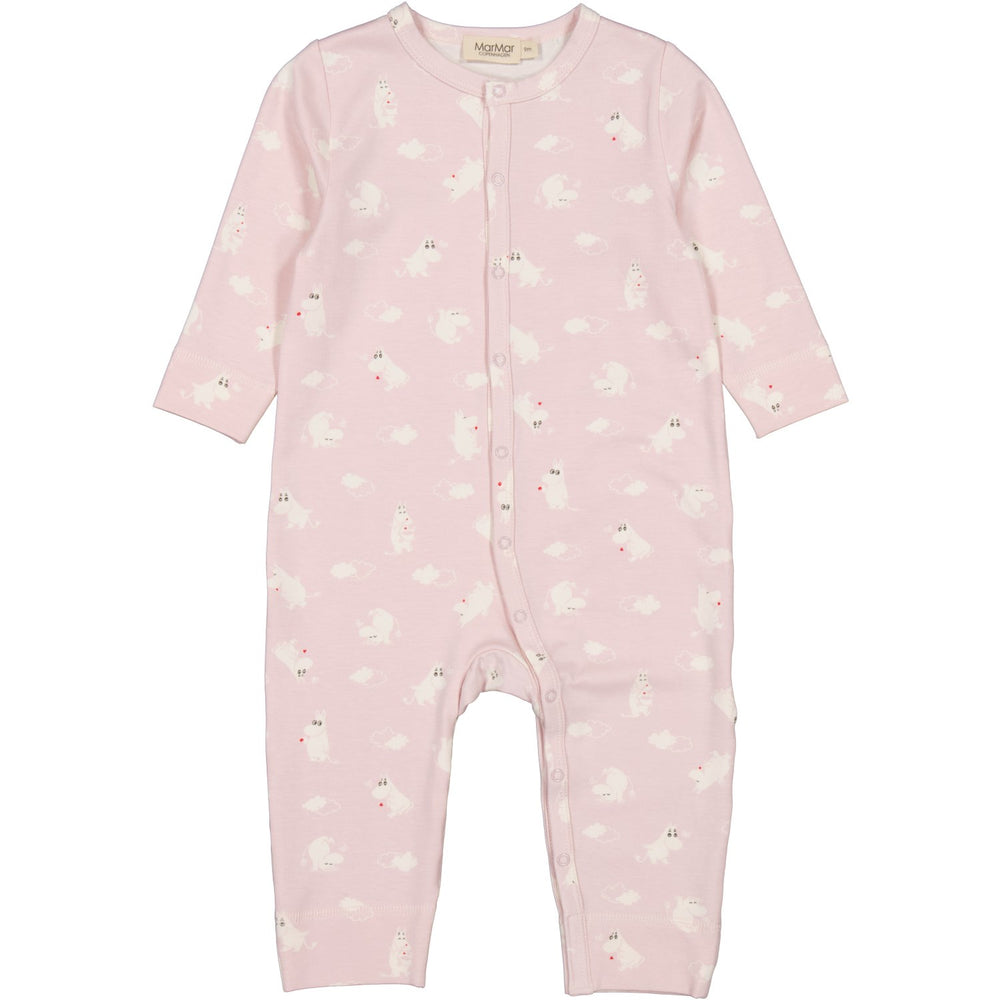 Køb MarMar Modal Smooth Print Rose Moomin Ruka Romper