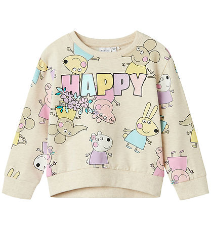 Name It Sweatshirt - NmfFira - Peppa Pig - Peyote Melange