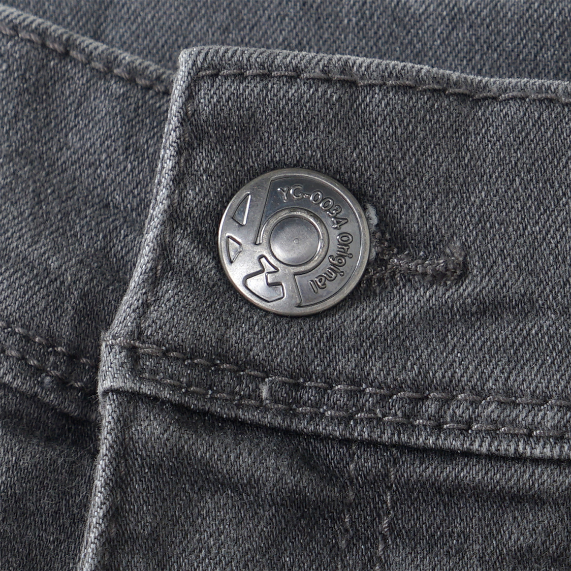 Famy 2 Jungen Skinny-Jeans im 5-Pocket-Style blau / grau