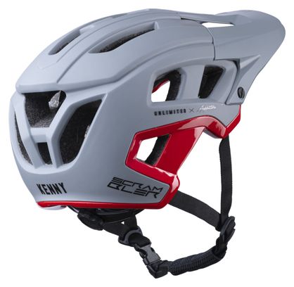 Casque Kenny Scrambler Kid Gris / Rouge